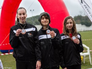 Le Ragazze vincitrici del Campionato Regionale Cross