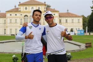 gli azzurri David Pasqualucci e Mauro Nespoli