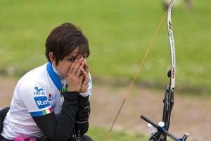 Veronica Floreno delusa dopo la mancata qualificazione paralimpica