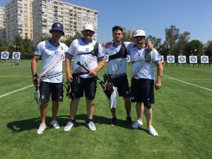 Mauro Nespoli, Michele Frangilli, David Pasqualucci e Marco Galiazzo ad Antalya