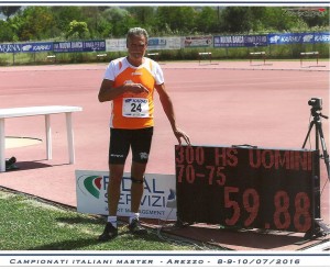 Francesco Bruni sigla il nuovo record italiano mm75 nei 30o hs