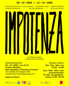 Al GiovArti arriva la mostra “IMPOTENZA”